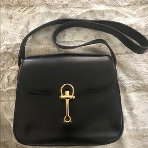 Vintage Gucci Black Leather Purse